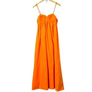 FARM Rio Bright Orange Maxi Dress